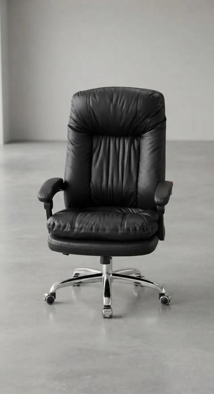 Fauteuil de Direction Ergonomique en Cuir Souple – Luxe et Confort Absolu