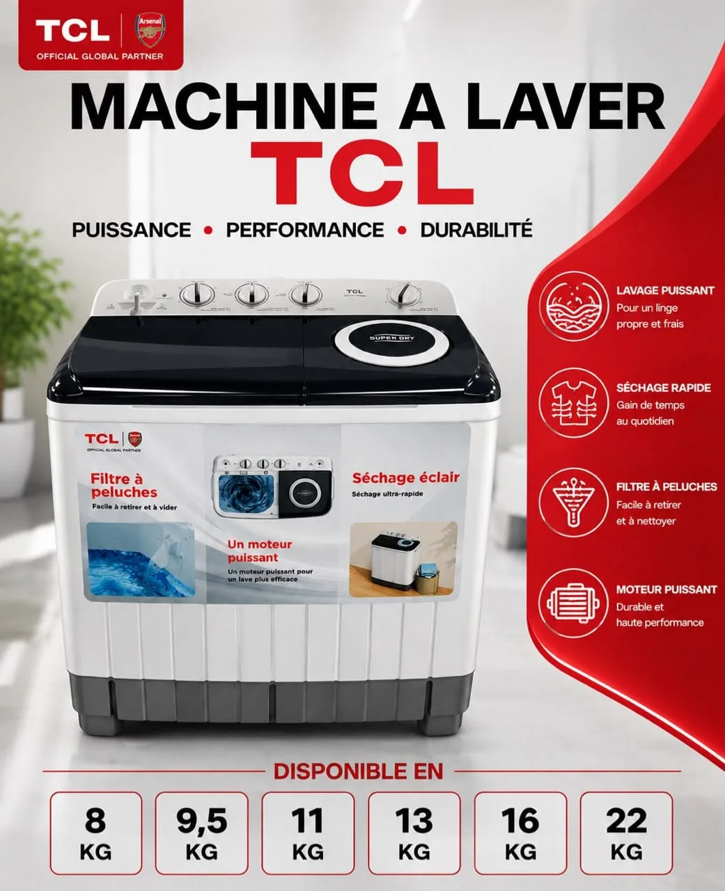 Machine à Laver TLC