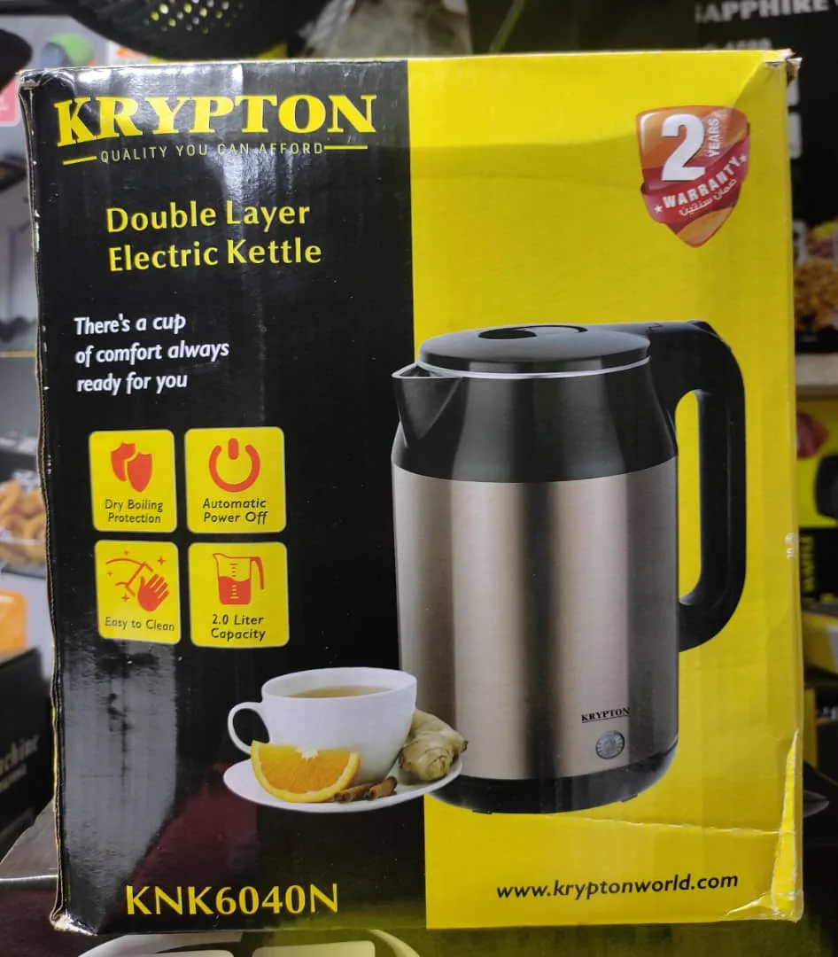 Bouilloire électrique double couche Krypton- KNK6040N