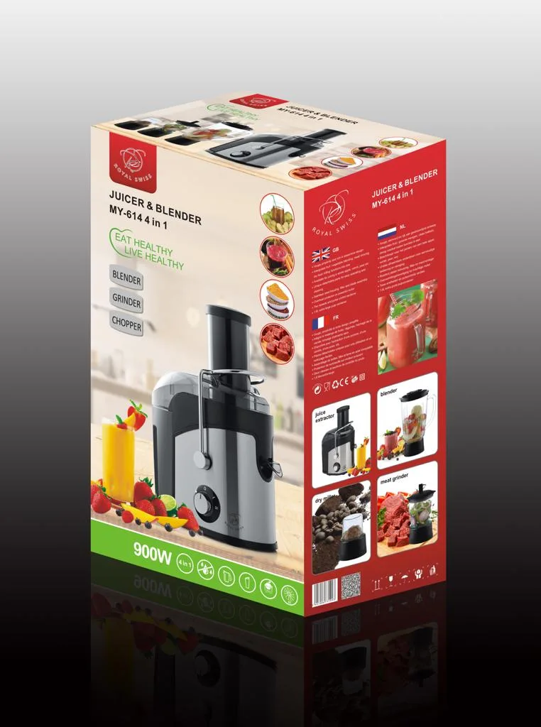 MIXEUR ROBOT MULTIFONCTION ROYAL SWISS 4 EN 1 MY-614