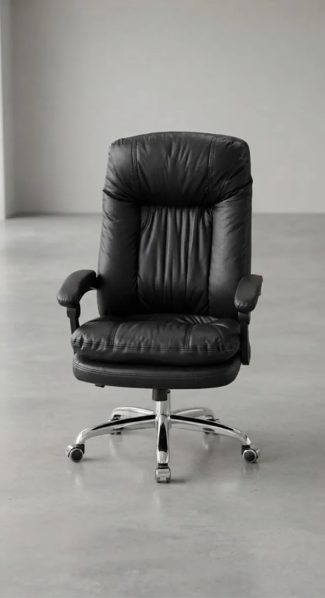 Fauteuil de Direction Ergonomique en Cuir Souple – Luxe et Confort Absolu