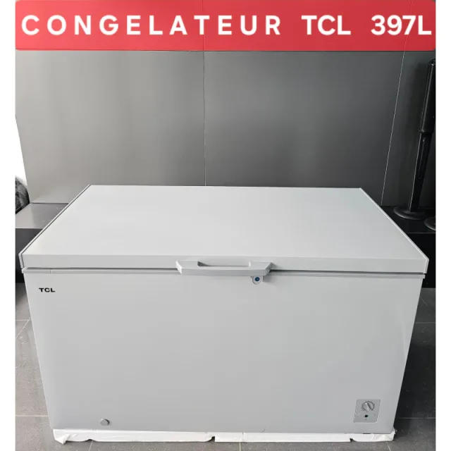 Congélateur coffre TCL 397L -F520