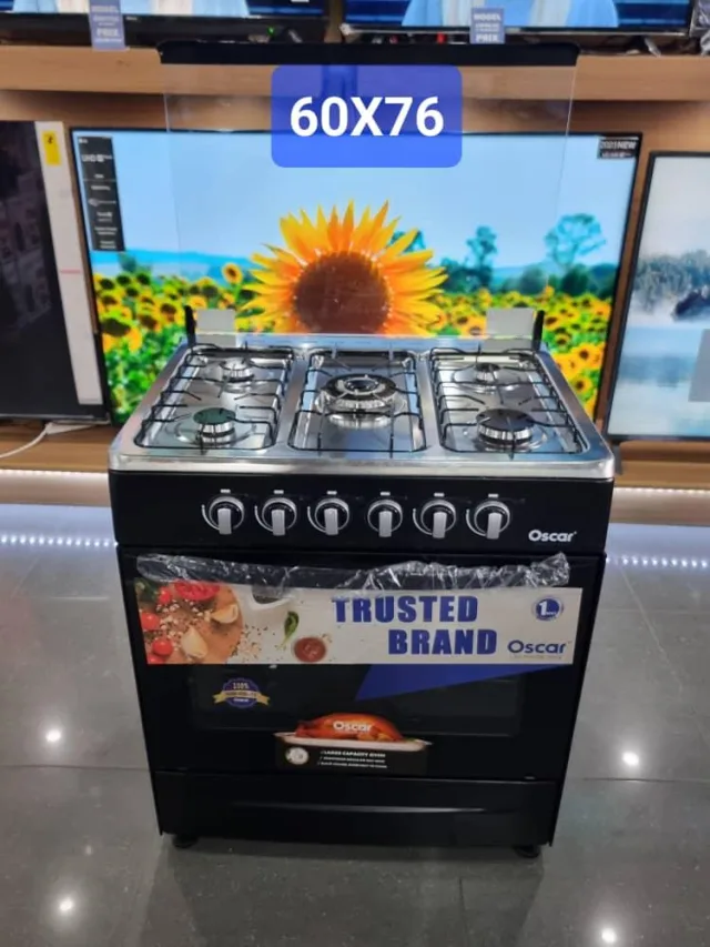 Cuisinière  OSCAR 60×76 – 06 foyers Automatique (Electrique)