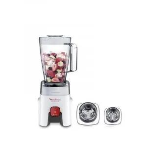 Mixeur MOULINEX Super blender – 500W Moulin, Râpe, Filtre à Fruits, LM20904A