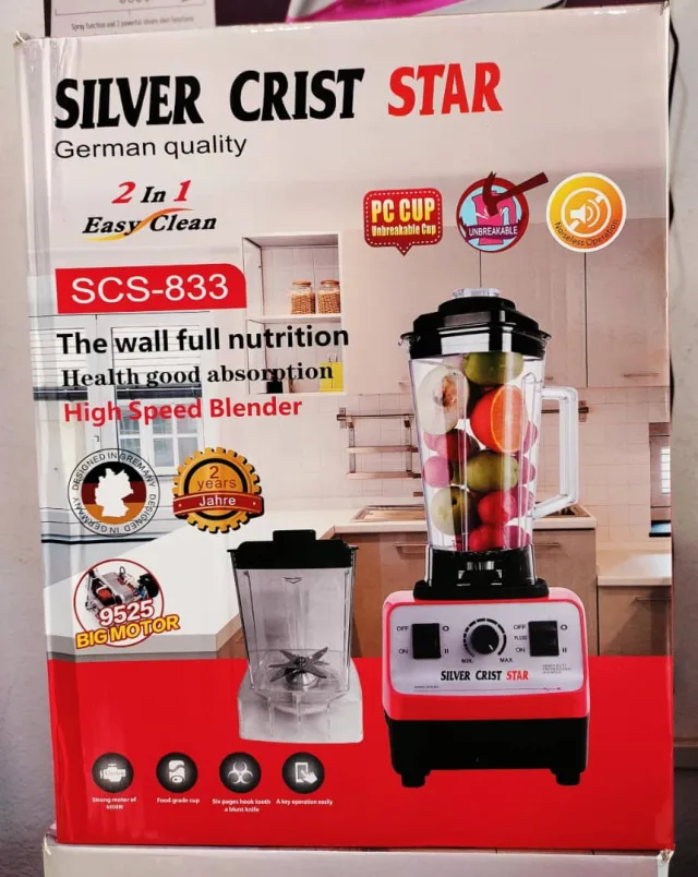 Mixeur robot  SILVER CRIST STAR SCS-833 6000w