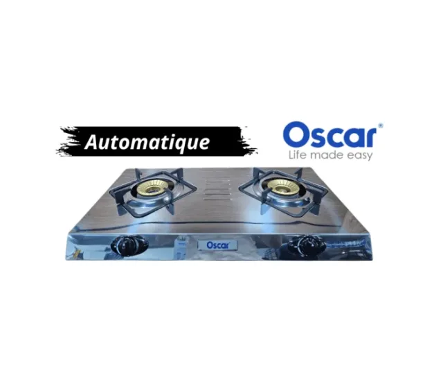 Plaque à Gaz Oscar 2 Foyers – OSC-201 – Automatique