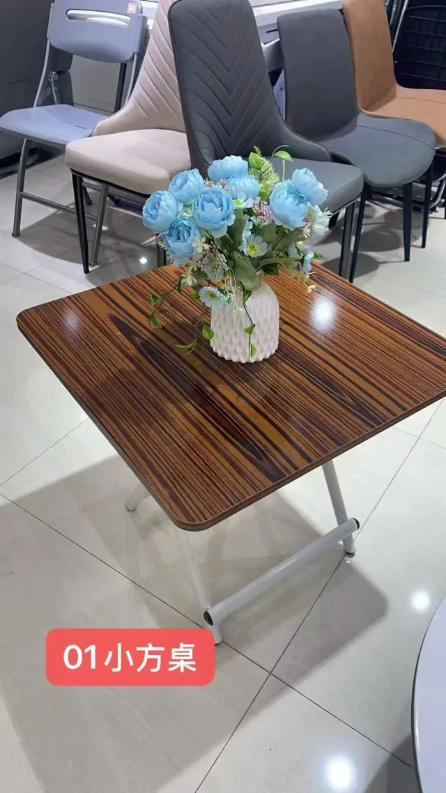 Table pliable basse bois