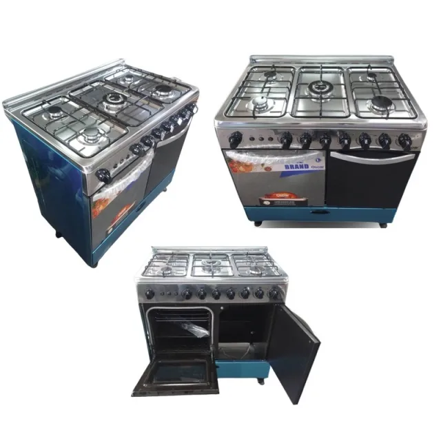 Cuisinière à gaz Oscar 5 foyers Porte gaz – 60×90