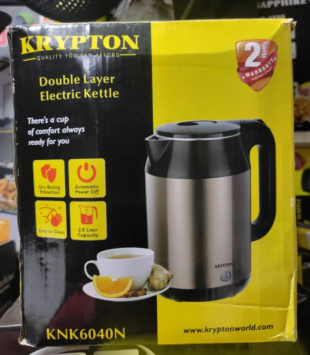 Bouilloire électrique double couche Krypton- KNK6040N