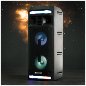 Haut-parleur Krypton KNMS5196  professionnel rechargeable 4400mAh - Noir