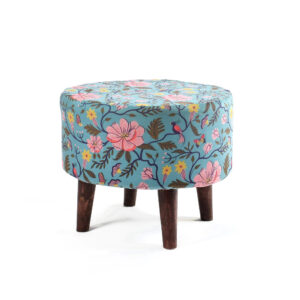 Umi Chindi Puffy Stool for Living Room
