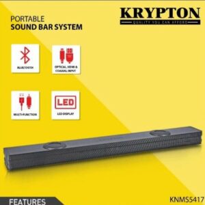 Barre de son KRYPTON- KNMS5417  Bluetooth, Entrée optique, HDMI, USB et coaxiale
