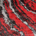 Tapis GALATA SHAGY red black - Anopri 2