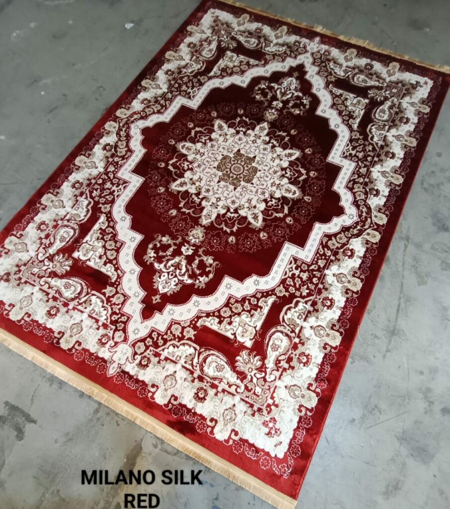 Tapis MILANO SILK RED